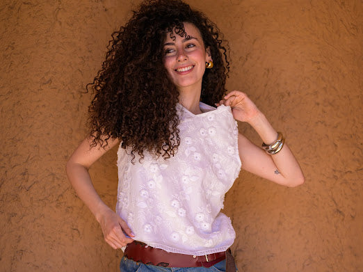 White Daisy Top