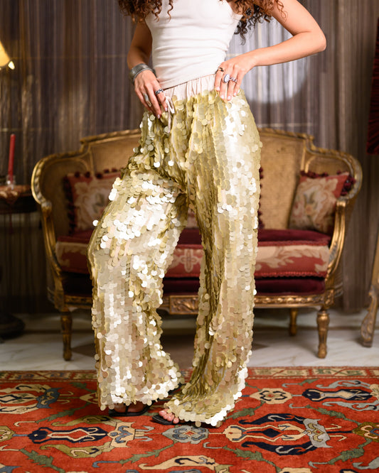 Mermaid Pants - Beige