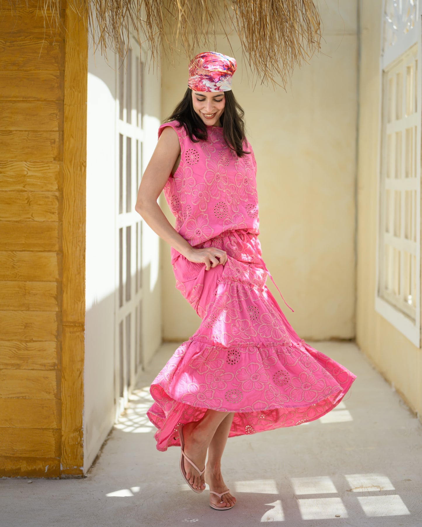 "Fuscia Eylelt Ensemble " Set